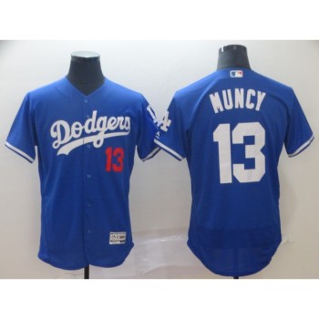 Men's Los Angeles Dodgers #13 Max Muncy Blue Flex Base Stitched MLB Jersey Men's Los Angeles Dodgers #13 Max Muncy Blue Flex Base Stitched MLB Jersey