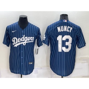 Men's Los Angeles Dodgers #13 Max Muncy Navy Cool Base Stitched Baseball Jersey Men's Los Angeles Dodgers #13 Max Muncy Navy Cool Base Stitched Baseball Jersey