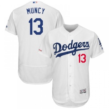 Men's Los Angeles Dodgers #13 Max Muncy White 2019 Spring Training Flex Base Stitched MLB Jersey Men's Los Angeles Dodgers #13 Max Muncy White 2019 Spring Training Flex Base Stitched MLB Jersey