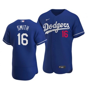 Men's Los Angeles Dodgers #16 Will Smith Blue Flex Base Stitched Jersey Men's Los Angeles Dodgers #16 Will Smith Blue Flex Base Stitched Jersey