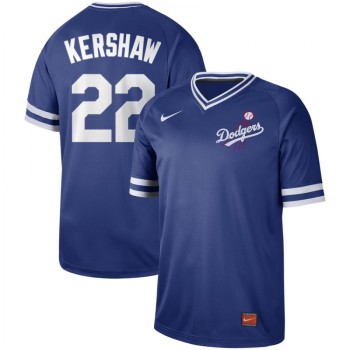 Men's Los Angeles Dodgers #22 Clayton Kershaw Blue Cooperstown Collection Legend Stitched MLB Jersey Men's Los Angeles Dodgers #22 Clayton Kershaw Blue Cooperstown Collection Legend Stitched MLB Jersey