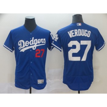Men's Los Angeles Dodgers #27 Alex Verdugo Blue 2019 Flex Base Stitched MLB Jersey Men's Los Angeles Dodgers #27 Alex Verdugo Blue 2019 Flex Base Stitched MLB Jersey