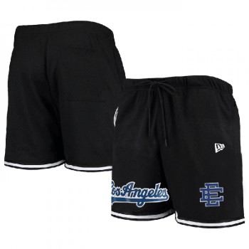Men's Los Angeles Dodgers Black Mesh Shorts Men's Los Angeles Dodgers Black Mesh Shorts