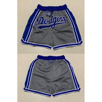 Men's Los Angeles Dodgers Grey Shorts (Run Small) Men's Los Angeles Dodgers Grey Shorts (Run Small)