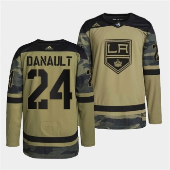 Men's Los Angeles Kings #24 Phillip Danault 2022 Camo Military Appreciation Night Stitched Jersey Men's Los Angeles Kings #24 Phillip Danault 2022 Camo Military Appreciation Night Stitched Jersey