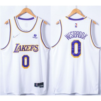 Men's Los Angeles Lakers #0 Russell Westbrook 75th Anniversary  Men's Los Angeles Lakers #0 Russell Westbrook 75th Anniversary