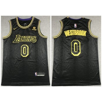 Men's Los Angeles Lakers #0 Russell Westbrook  Men's Los Angeles Lakers #0 Russell Westbrook