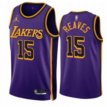 Men's Los Angeles Lakers #15 Austin Reaves Purple 2022/23 Statement Edition With NO.6 Patch Stitched Basketball Jersey Men's Los Angeles Lakers #15 Austin Reaves Purple 2022/23 Statement Edition With NO.6 Patch Stitched Basketball Jersey