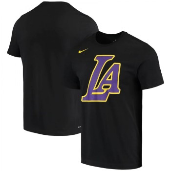 Men's Los Angeles Lakers 2020 Black City Edition Performance T-Shirt Men's Los Angeles Lakers 2020 Black City Edition Performance T-Shirt