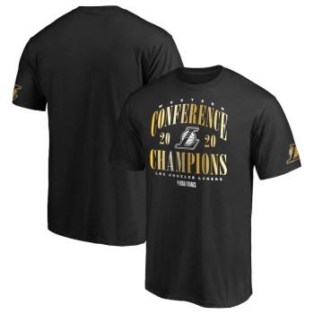 Men's Los Angeles Lakers 2020 Black Western Conference Champions Drive T-Shirt Men's Los Angeles Lakers 2020 Black Western Conference Champions Drive T-Shirt
