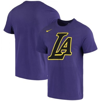 Men's Los Angeles Lakers 2020 Purple City Edition Performance T-Shirt Men's Los Angeles Lakers 2020 Purple City Edition Performance T-Shirt