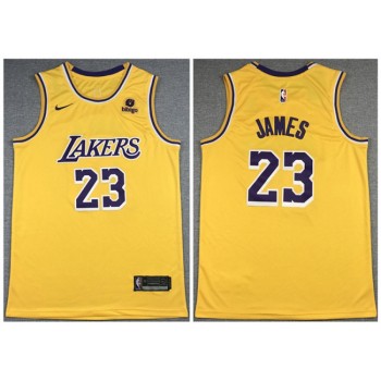 Men's Los Angeles Lakers #23 LeBron James  Men's Los Angeles Lakers #23 LeBron James