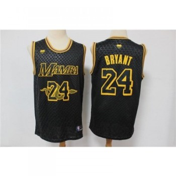 Men's Los Angeles Lakers #24 Kobe Bryant Black Mamba Snake Stitched Jersey Men's Los Angeles Lakers #24 Kobe Bryant Black Mamba Snake Stitched Jersey