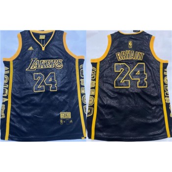 Men's Los Angeles Lakers #24 Kobe Bryant Black Stitched Basketball Jersey Men's Los Angeles Lakers #24 Kobe Bryant Black Stitched Basketball Jersey