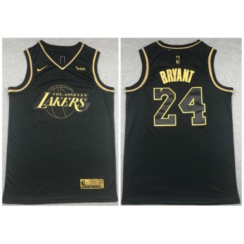 Men's Los Angeles Lakers #24 Kobe Bryant Black Stitched Jersey Men's Los Angeles Lakers #24 Kobe Bryant Black Stitched Jersey