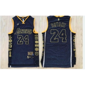 Men's Los Angeles Lakers #24 Kobe Bryant Black Stitched NBA Jersey Men's Los Angeles Lakers #24 Kobe Bryant Black Stitched NBA Jersey