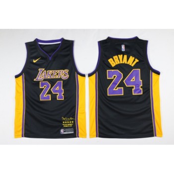 Men's Los Angeles Lakers #24 Kobe Bryant Black Stitched NBA Jersey Men's Los Angeles Lakers #24 Kobe Bryant Black Stitched NBA Jersey