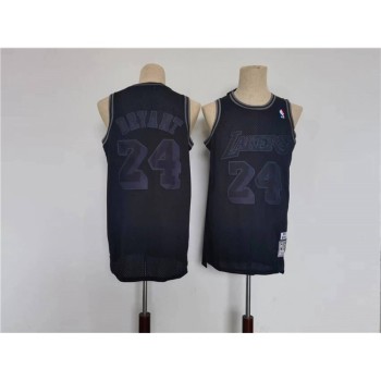 Men's Los Angeles Lakers #24 Kobe Bryant Black Throwback basketball Jersey Men's Los Angeles Lakers #24 Kobe Bryant Black Throwback basketball Jersey