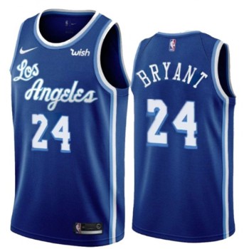 Men's Los Angeles Lakers #24 Kobe Bryant Blue Classic Edition Swingman Stitched Jersey Men's Los Angeles Lakers #24 Kobe Bryant Blue Classic Edition Swingman Stitched Jersey