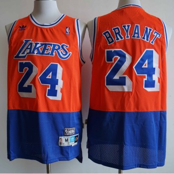 Men's Los Angeles Lakers #24 Kobe Bryant Orange Classics Swingman Stitched NBA Jersey Men's Los Angeles Lakers #24 Kobe Bryant Orange Classics Swingman Stitched NBA Jersey