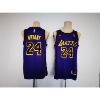 Men's Los Angeles Lakers #24 Kobe Bryant Purple Stitched Basketball Jersey Men's Los Angeles Lakers #24 Kobe Bryant Purple Stitched Basketball Jersey