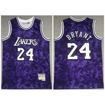 Men's Los Angeles Lakers #24 Kobe Bryant Purple Stitched Jersey Men's Los Angeles Lakers #24 Kobe Bryant Purple Stitched Jersey