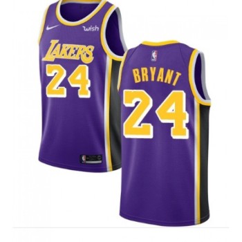 Men's Los Angeles Lakers #24 Kobe Bryant Purple Stitched NBA Jersey Men's Los Angeles Lakers #24 Kobe Bryant Purple Stitched NBA Jersey