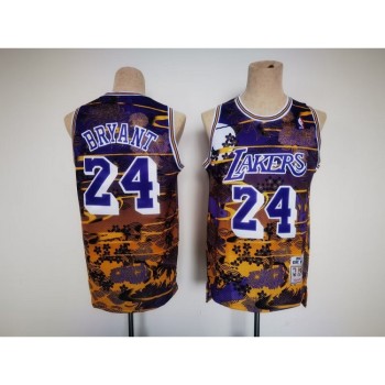 Men's Los Angeles Lakers #24 Kobe Bryant Purple Throwback basketball Jersey Men's Los Angeles Lakers #24 Kobe Bryant Purple Throwback basketball Jersey