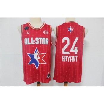 Men's Los Angeles Lakers #24 Kobe Bryant Red 2020 All-Star Stitched NBA Jersey Men's Los Angeles Lakers #24 Kobe Bryant Red 2020 All-Star Stitched NBA Jersey