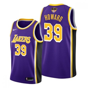 Men's Los Angeles Lakers #39 Dwight Howard 2020 Purple Finals Bound Stitched Jersey Men's Los Angeles Lakers #39 Dwight Howard 2020 Purple Finals Bound Stitched Jersey