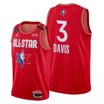 Men's Los Angeles Lakers #3 Anthony Davis Red 2020 All-Star Stitched NBA Jersey Men's Los Angeles Lakers #3 Anthony Davis Red 2020 All-Star Stitched NBA Jersey