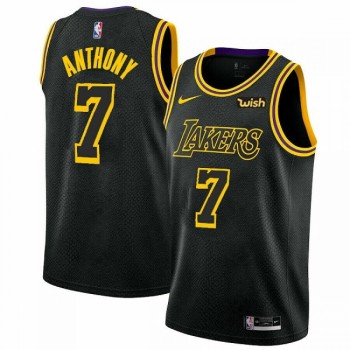 Men's Los Angeles Lakers #7 Carmelo Anthony Black Stitched Basketball Jersey Men's Los Angeles Lakers #7 Carmelo Anthony Black Stitched Basketball Jersey