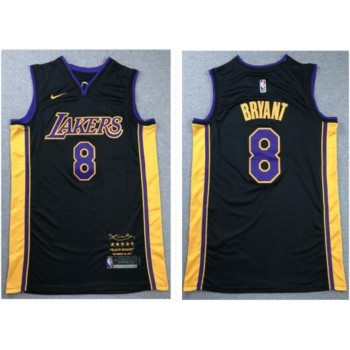 Men's Los Angeles Lakers #8 Kobe Bryant Black Stitched NBA Jersey Men's Los Angeles Lakers #8 Kobe Bryant Black Stitched NBA Jersey