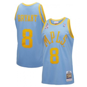 Men's Los Angeles Lakers #8 Kobe Bryant Light Blue Hardwood Classics 2001-02 Stitched Basketball Jersey Men's Los Angeles Lakers #8 Kobe Bryant Light Blue Hardwood Classics 2001-02 Stitched Basketball Jersey