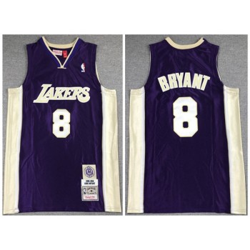 Men's Los Angeles Lakers #8 Kobe Bryant Purple Stitched Jersey Men's Los Angeles Lakers #8 Kobe Bryant Purple Stitched Jersey