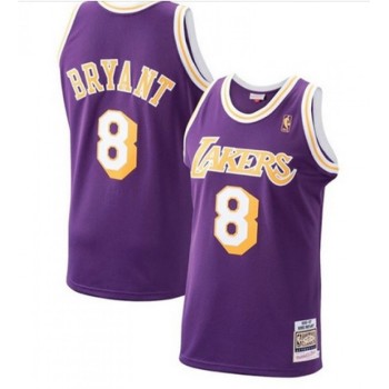 Men's Los Angeles Lakers #8 Kobe Bryant Purple Stitched NBA Jersey Men's Los Angeles Lakers #8 Kobe Bryant Purple Stitched NBA Jersey