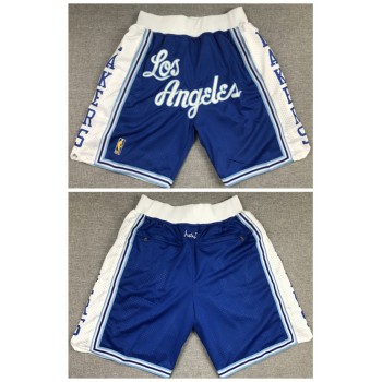Men's Los Angeles Lakers Blue Shorts (Run Small) Men's Los Angeles Lakers Blue Shorts (Run Small)