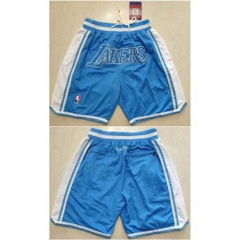 Men's Los Angeles Lakers Light Blue Shorts (Run Small) Men's Los Angeles Lakers Light Blue Shorts (Run Small)