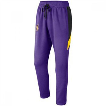 Men's Los Angeles Lakers Pruple Performance Showtime Basketball Pants Men's Los Angeles Lakers Pruple Performance Showtime Basketball Pants
