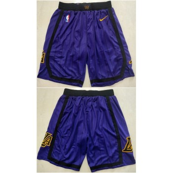 Men's Los Angeles Lakers Purple Shorts (Run Small) Men's Los Angeles Lakers Purple Shorts (Run Small)
