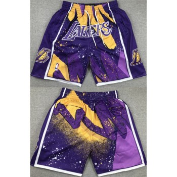 Men's Los Angeles Lakers Purple Shorts (Run Small) Men's Los Angeles Lakers Purple Shorts (Run Small)