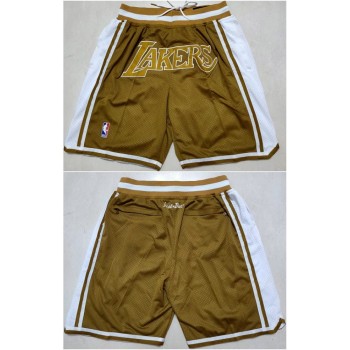 Men's Los Angeles Lakers Tawny Shorts (Run Small) Men's Los Angeles Lakers Tawny Shorts (Run Small)