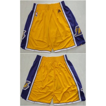 Men's Los Angeles Lakers Yellow Shorts (Run Small) Men's Los Angeles Lakers Yellow Shorts (Run Small)