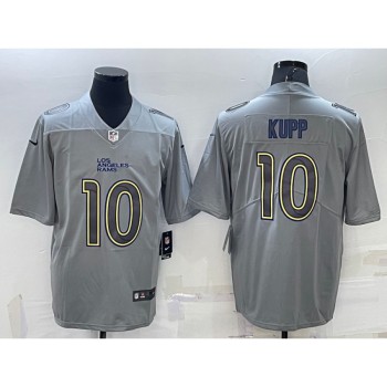 Men's Los Angeles Rams #10 Cooper Kupp Grey Atmosphere Fashion Stitched Jersey Men's Los Angeles Rams #10 Cooper Kupp Grey Atmosphere Fashion Stitched Jersey