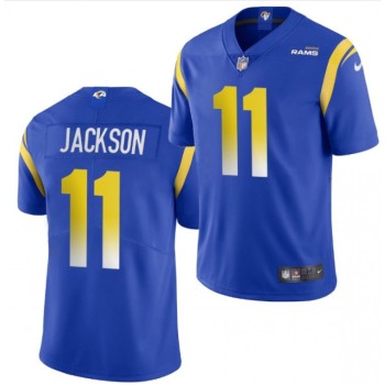 Men's Los Angeles Rams #11 DeSean Jackson 2020 Blue Vapor Untouchable Limited Stitched Jersey Men's Los Angeles Rams #11 DeSean Jackson 2020 Blue Vapor Untouchable Limited Stitched Jersey