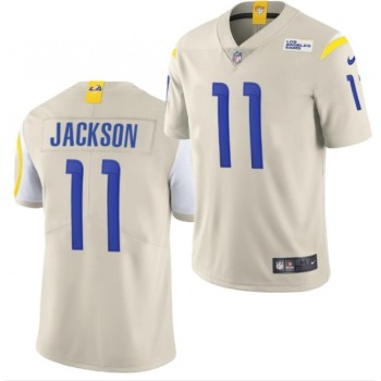 Men's Los Angeles Rams #11 DeSean Jackson 2020 Bone Vapor Untouchable Limited Stitched Jersey Men's Los Angeles Rams #11 DeSean Jackson 2020 Bone Vapor Untouchable Limited Stitched Jersey