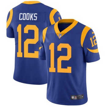 Men's Los Angeles Rams #12 Brandin Cooks Royal Blue Vapor Untouchable Limited Stitched NFL Jersey Men's Los Angeles Rams #12 Brandin Cooks Royal Blue Vapor Untouchable Limited Stitched NFL Jersey