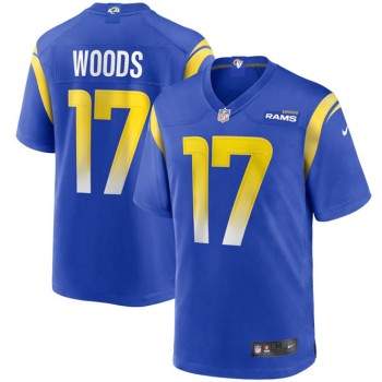 Men's Los Angeles Rams #17 Robert Woods 2020 Royal Limited Game Jersey Men's Los Angeles Rams #17 Robert Woods 2020 Royal Limited Game Jersey