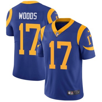 Men's Los Angeles Rams #17 Robert Woods Royal Blue Vapor Untouchable Limited Stitched NFL Jersey Men's Los Angeles Rams #17 Robert Woods Royal Blue Vapor Untouchable Limited Stitched NFL Jersey
