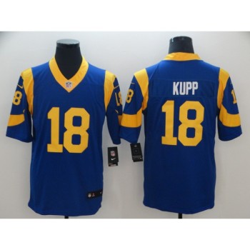 Men's Los Angeles Rams #18 Cooper Kupp Royal Blue Vapor Untouchable Limited Stitched NFL Jersey Men's Los Angeles Rams #18 Cooper Kupp Royal Blue Vapor Untouchable Limited Stitched NFL Jersey